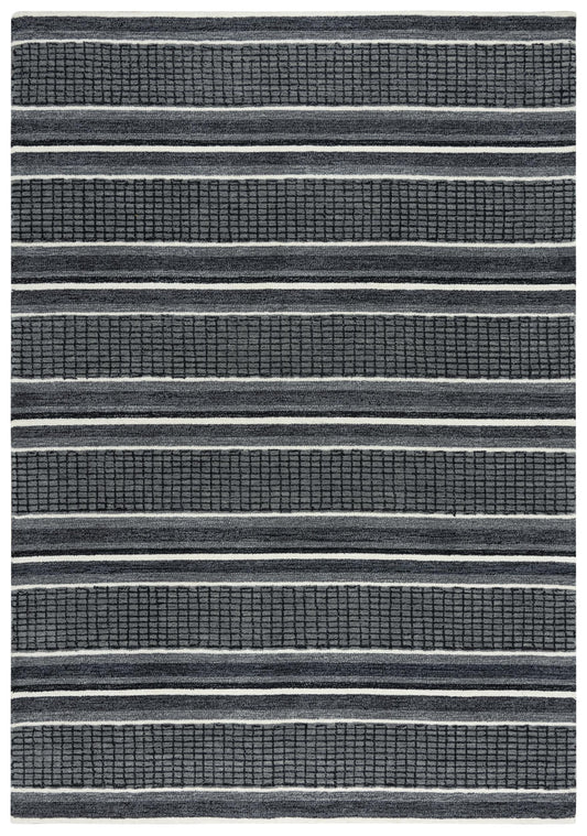 Katana KNA894 Charcoal Hand-Tufted Rug - Rizzy