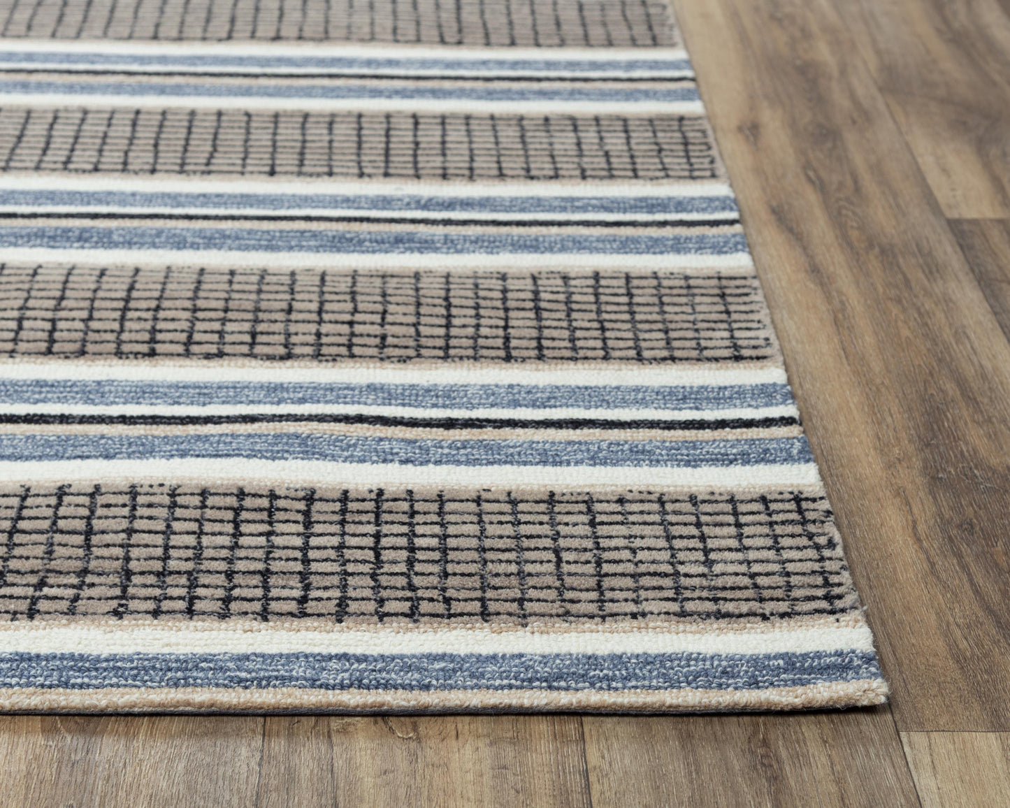 Katana KNA897 Brown/Gray Hand-Tufted Rug - Rizzy