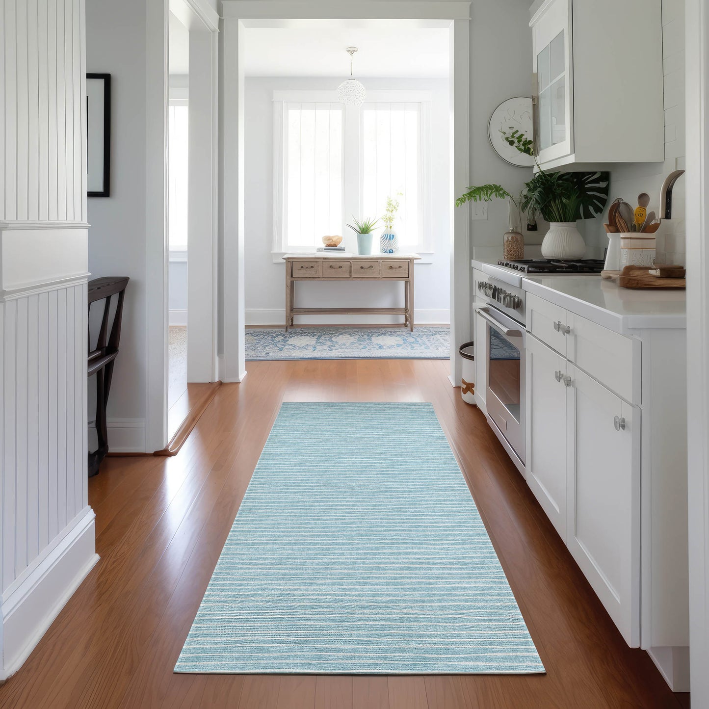 Machine Made Laidley LA1 Sky Blue - Dalyn Rugs