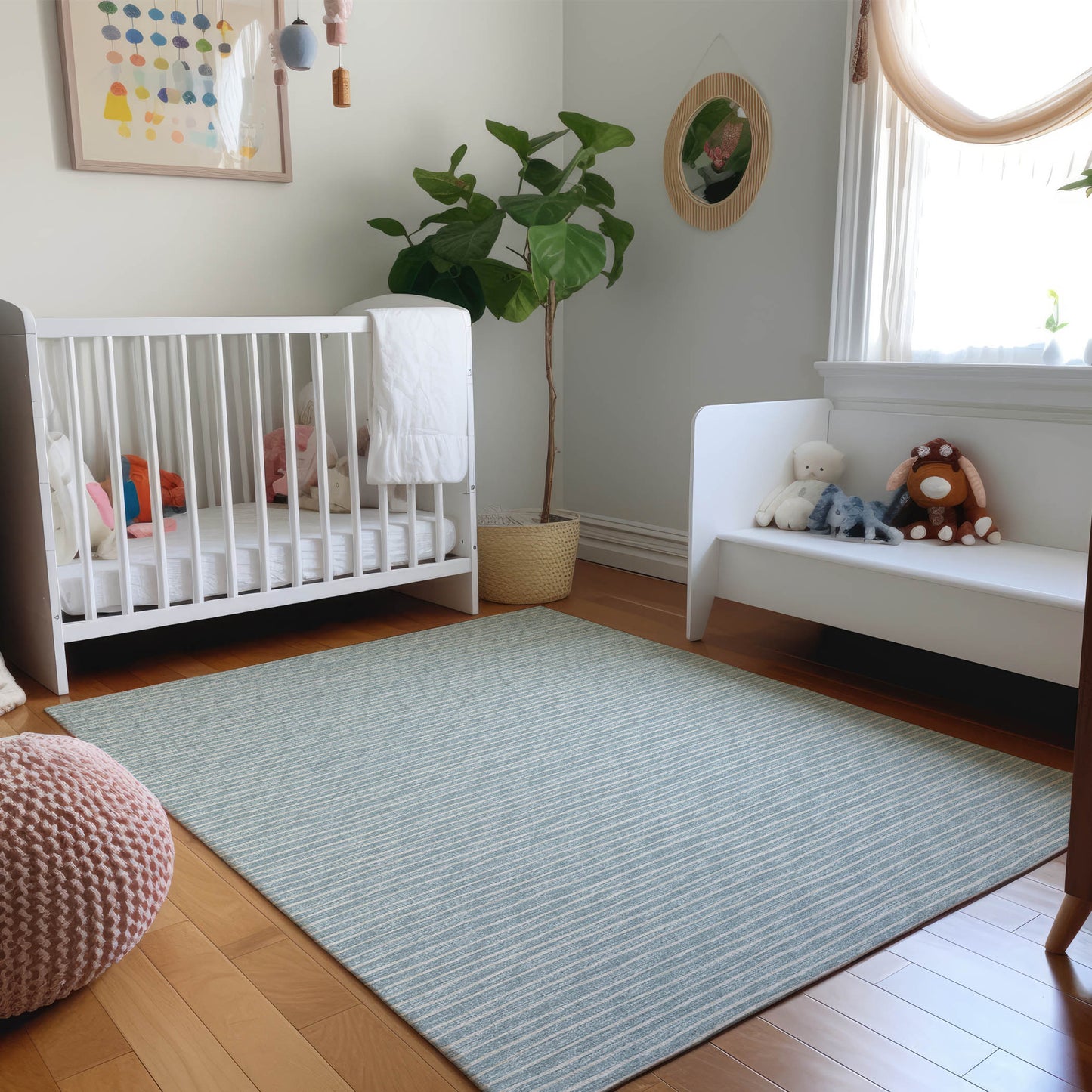 Machine Made Laidley LA1 Sky Blue - Dalyn Rugs