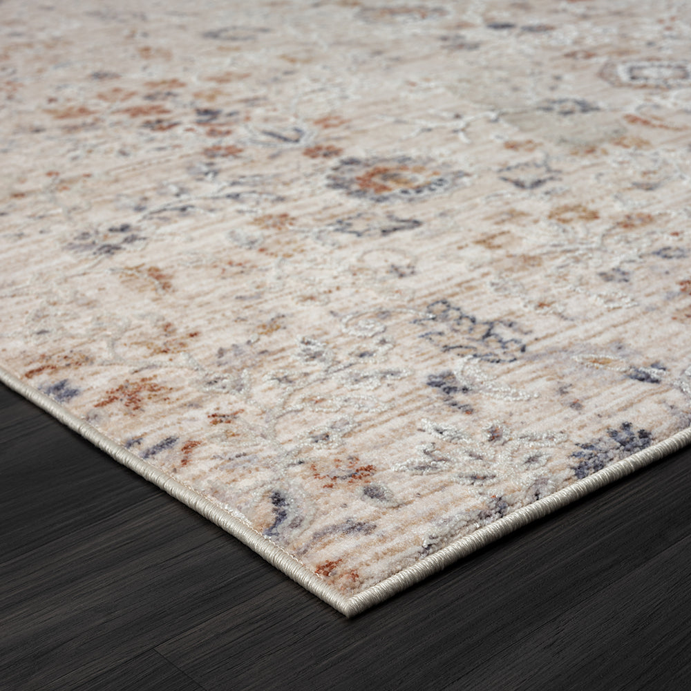 Lancaster-82301 Traditional Power-Loomed Multi/ivory Area Rug - LR Home