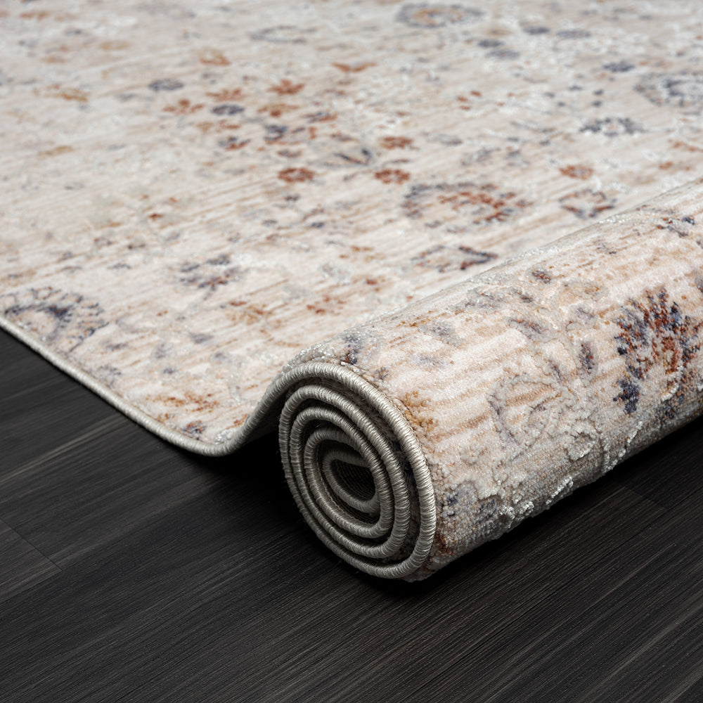 Lancaster-82301 Traditional Power-Loomed Multi/ivory Area Rug - LR Home