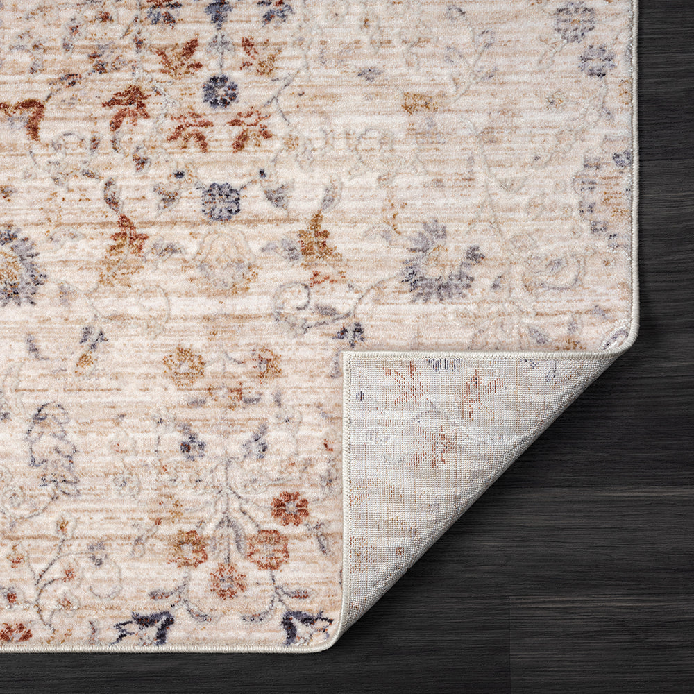 Lancaster-82301 Traditional Power-Loomed Multi/ivory Area Rug - LR Home