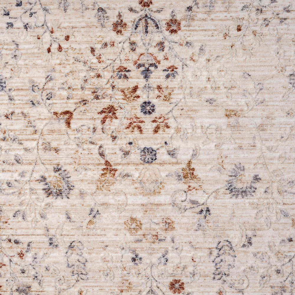 Lancaster-82301 Traditional Power-Loomed Multi/ivory Area Rug - LR Home