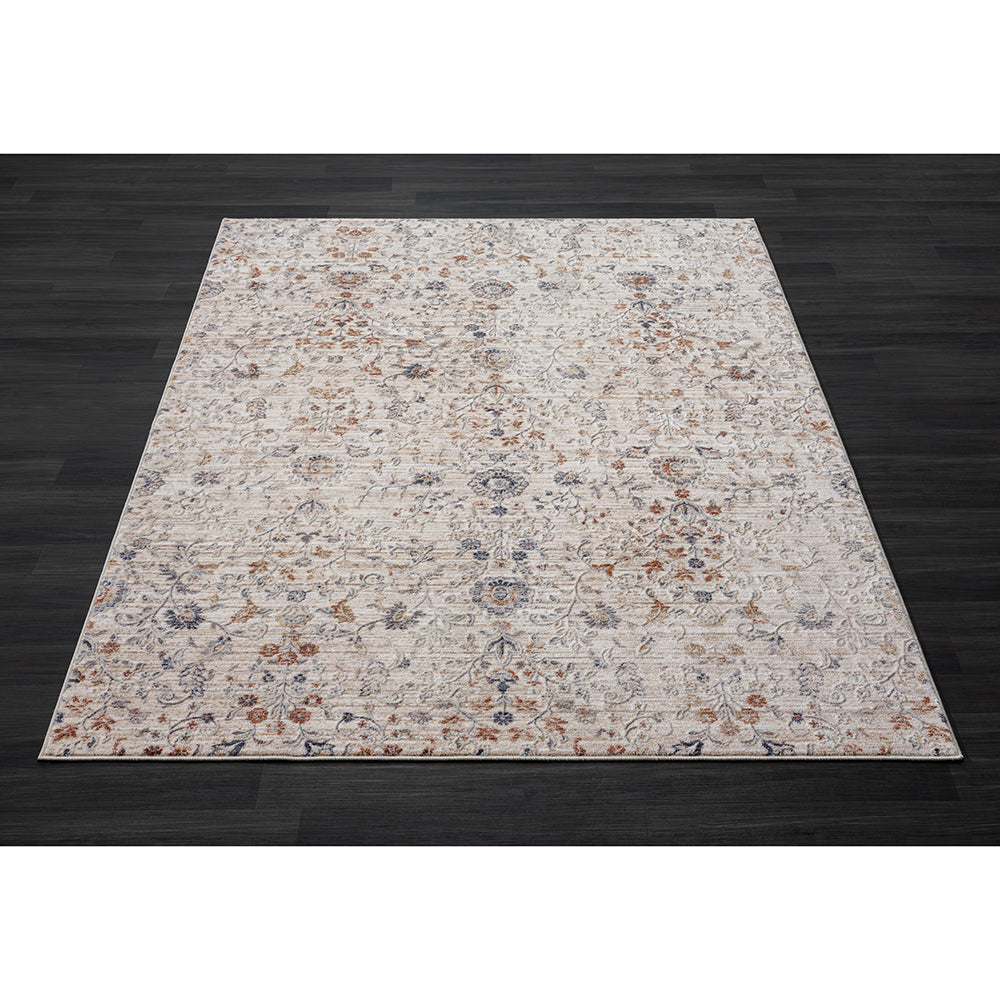 Lancaster-82301 Traditional Power-Loomed Multi/ivory Area Rug - LR Home
