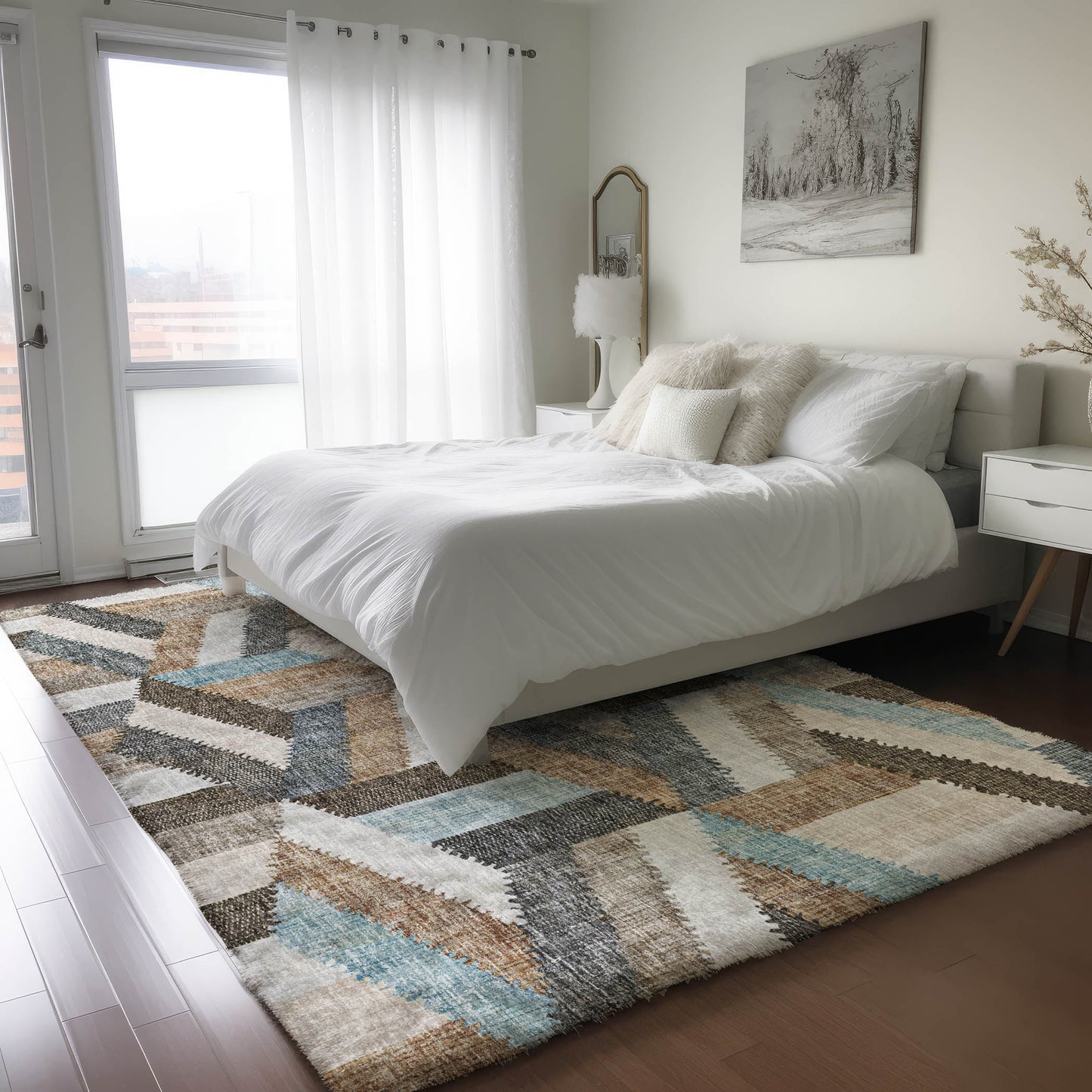 Machine Made Lorenzo LN1 Brown - Dalyn Rugs