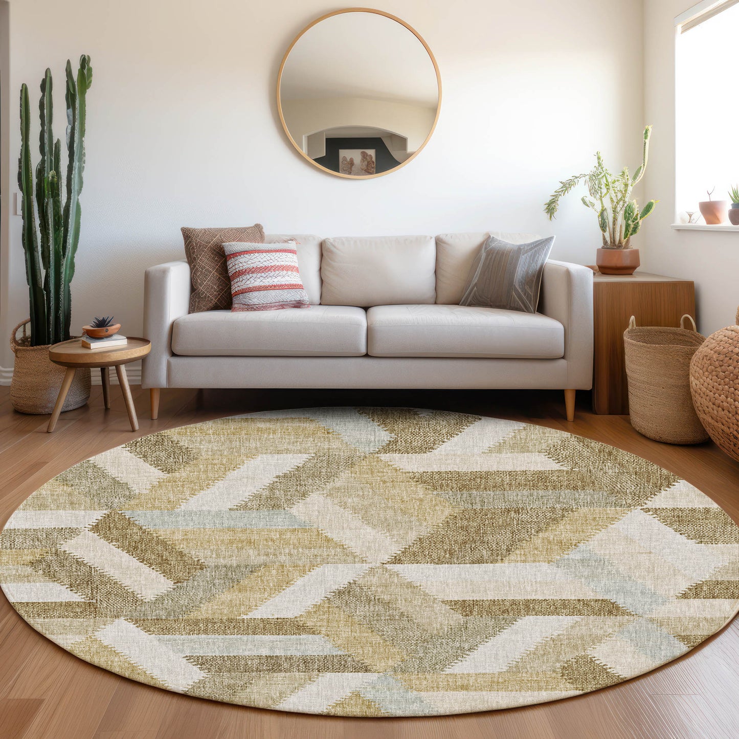 Machine Made Lorenzo LN1 Tan - Dalyn Rugs