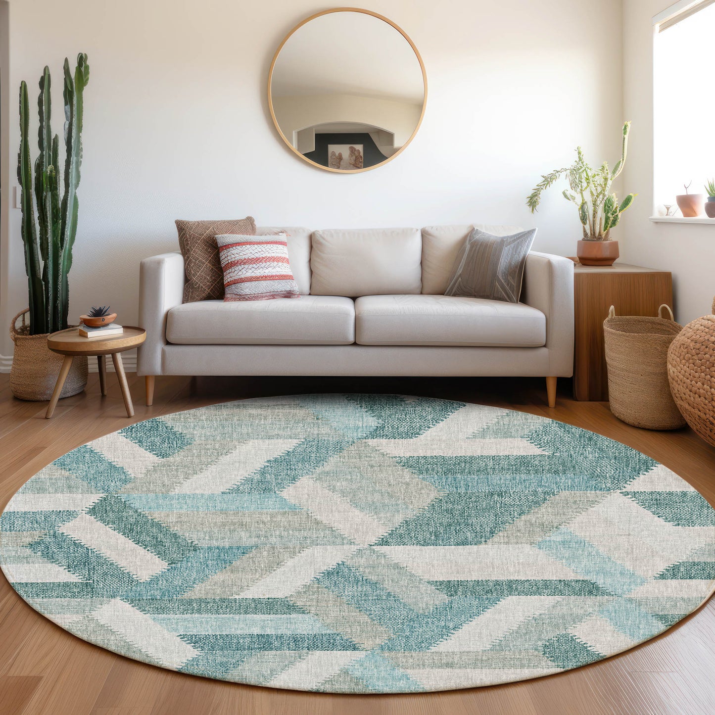 Machine Made Lorenzo LN1 Teal - Dalyn Rugs