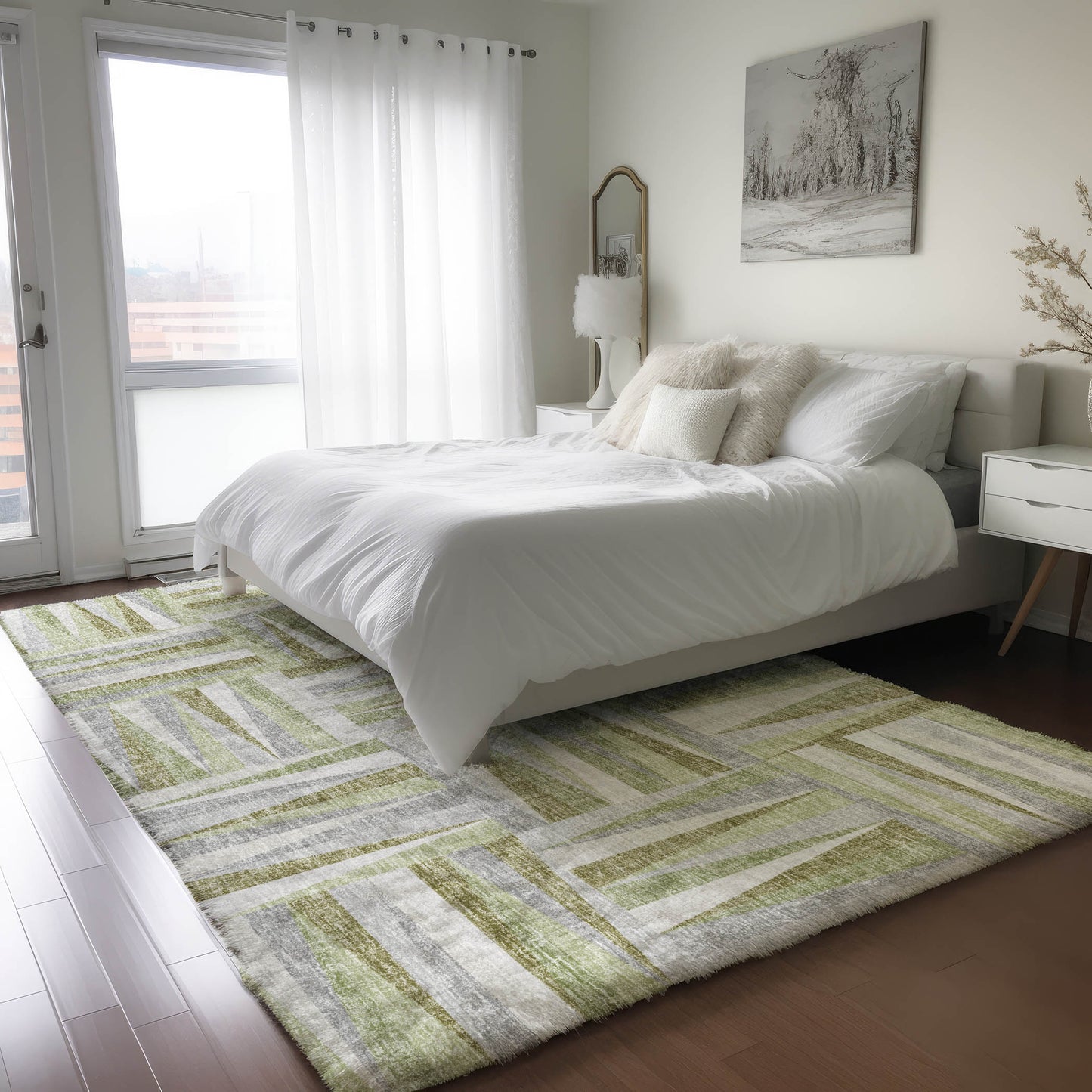Machine Made Lorenzo LN2 Green - Dalyn Rugs