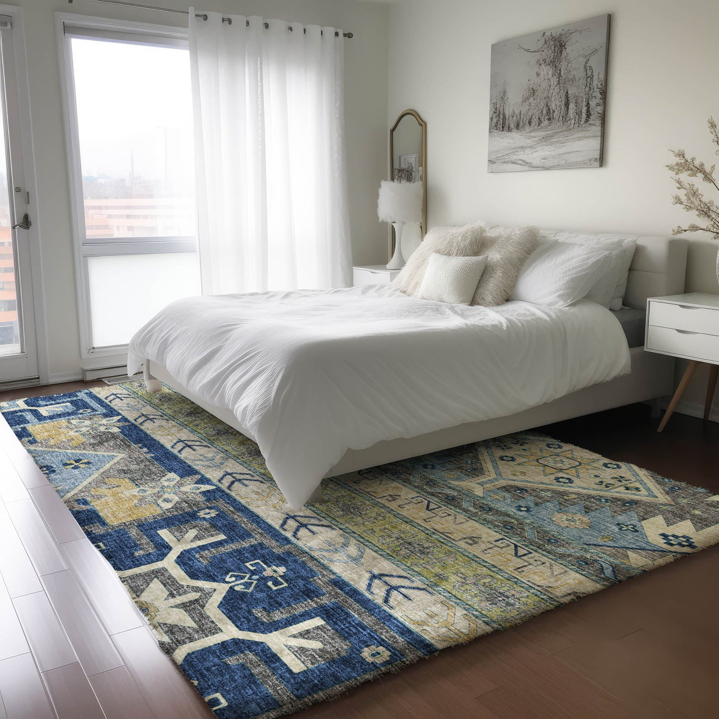 Machine Made Lorenzo LN3 Navy - Dalyn Rugs