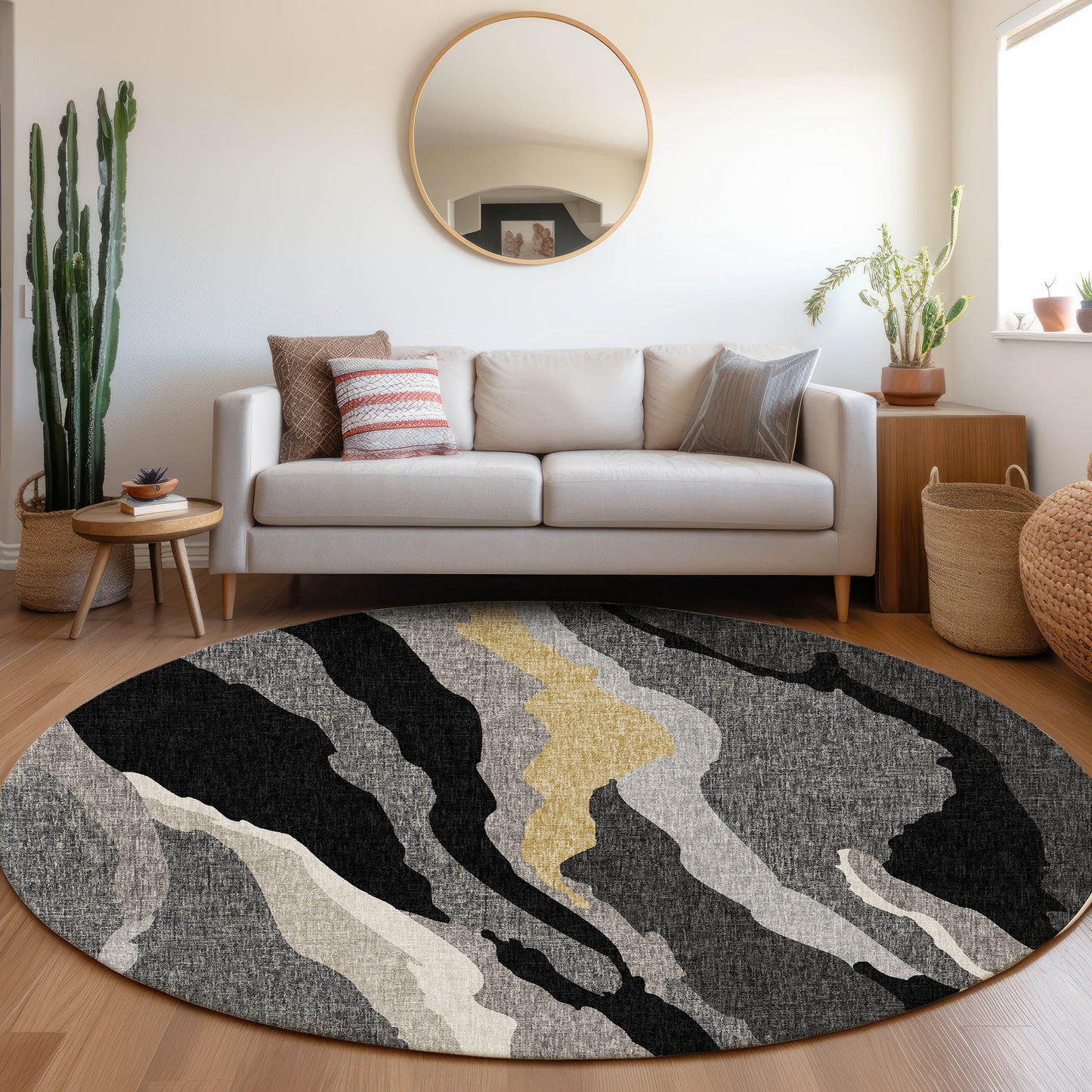 Machine Made Lorenzo LN4 Black - Dalyn Rugs
