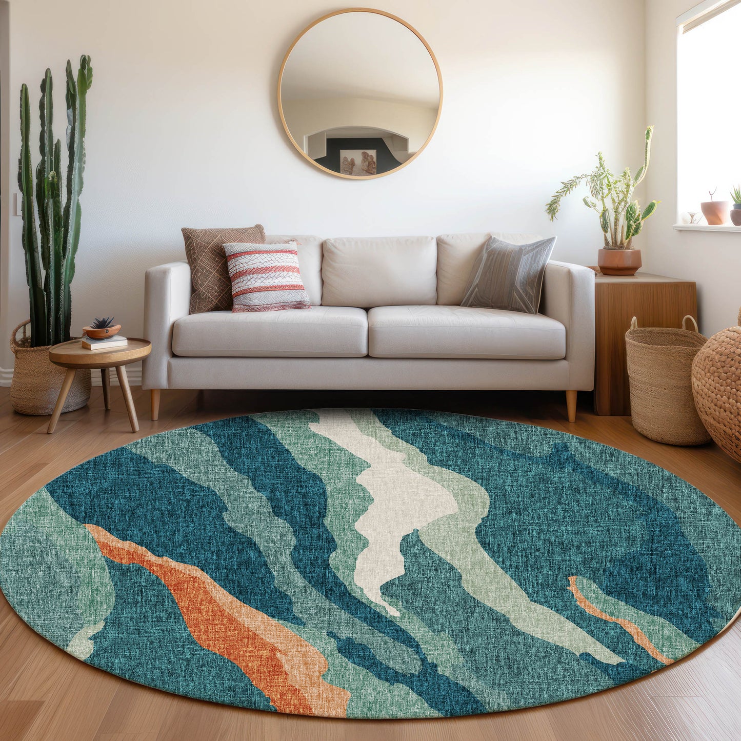 Machine Made Lorenzo LN4 Teal - Dalyn Rugs
