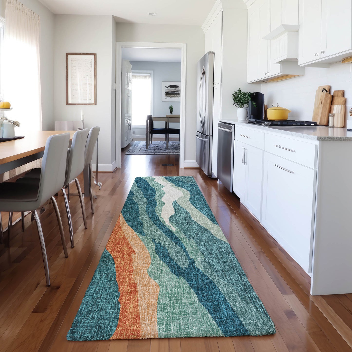 Machine Made Lorenzo LN4 Teal - Dalyn Rugs