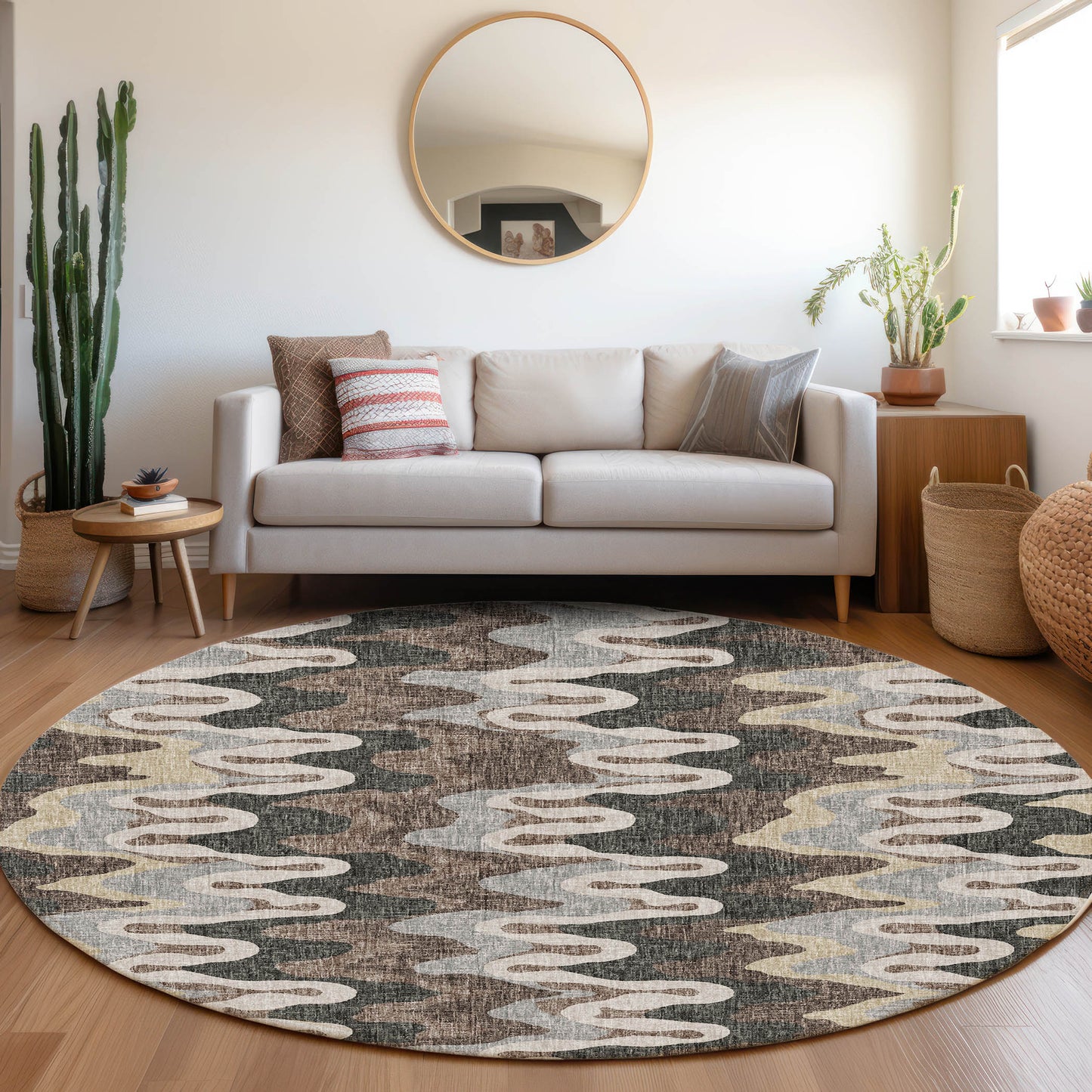 Machine Made Lorenzo LN6 Charcoal - Dalyn Rugs