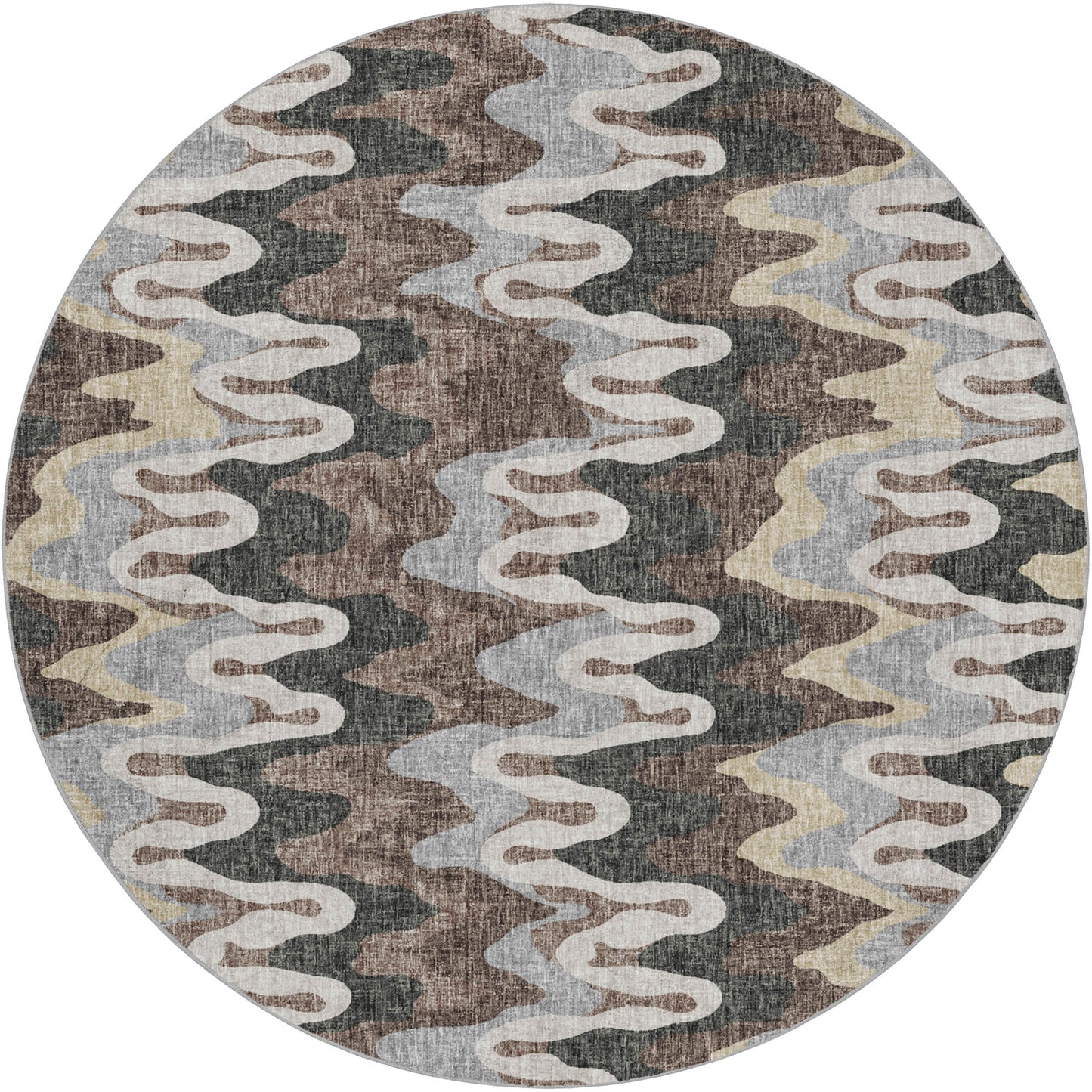 Machine Made Lorenzo LN6 Charcoal - Dalyn Rugs