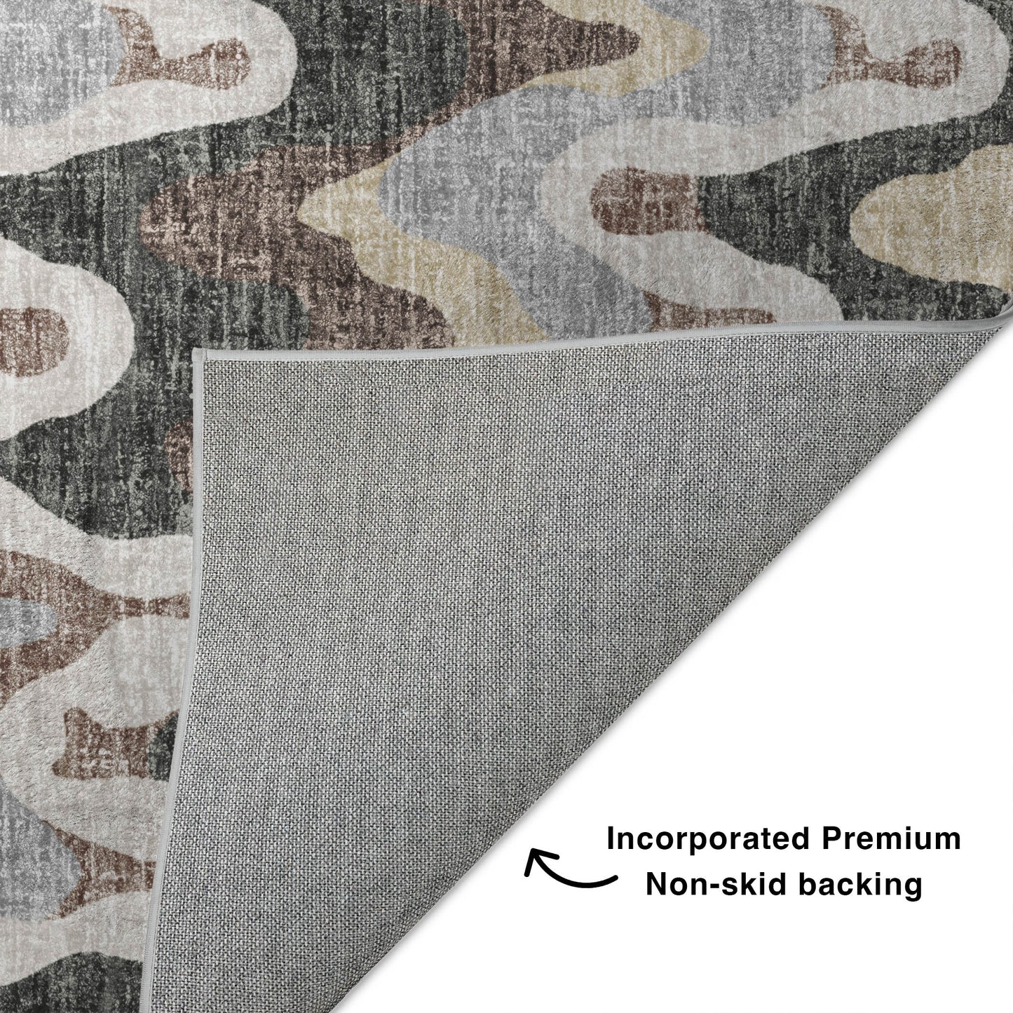 Machine Made Lorenzo LN6 Charcoal - Dalyn Rugs