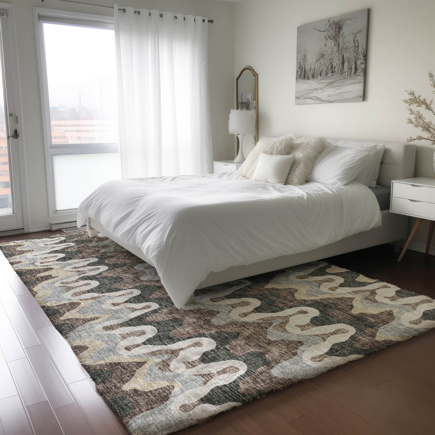 Machine Made Lorenzo LN6 Charcoal - Dalyn Rugs