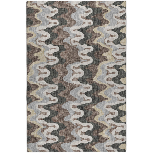 Machine Made Lorenzo LN6 Charcoal - Dalyn Rugs