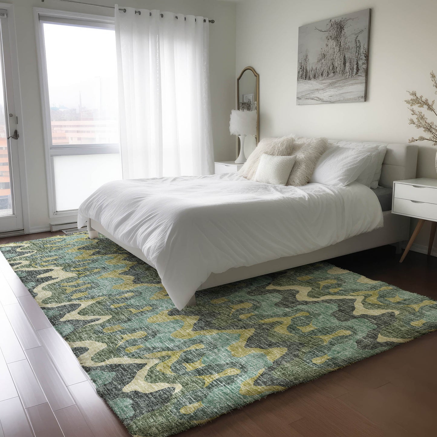 Machine Made Lorenzo LN6 Teal - Dalyn Rugs