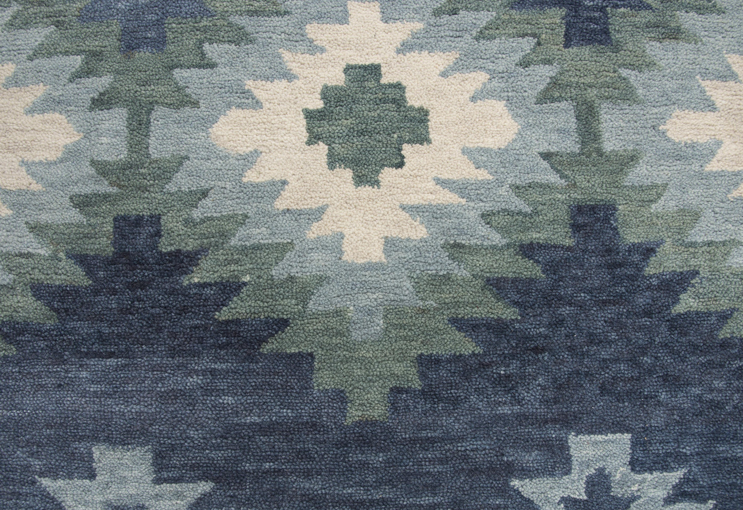Leone LO9997 Blue Hand Tufted Rug - Rizzy