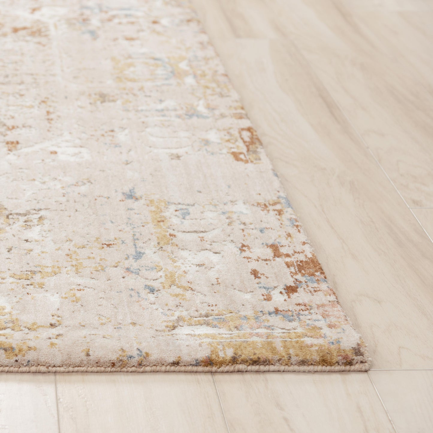 Logan LOG737 Beige/Multi Hybrid Rug - Rizzy