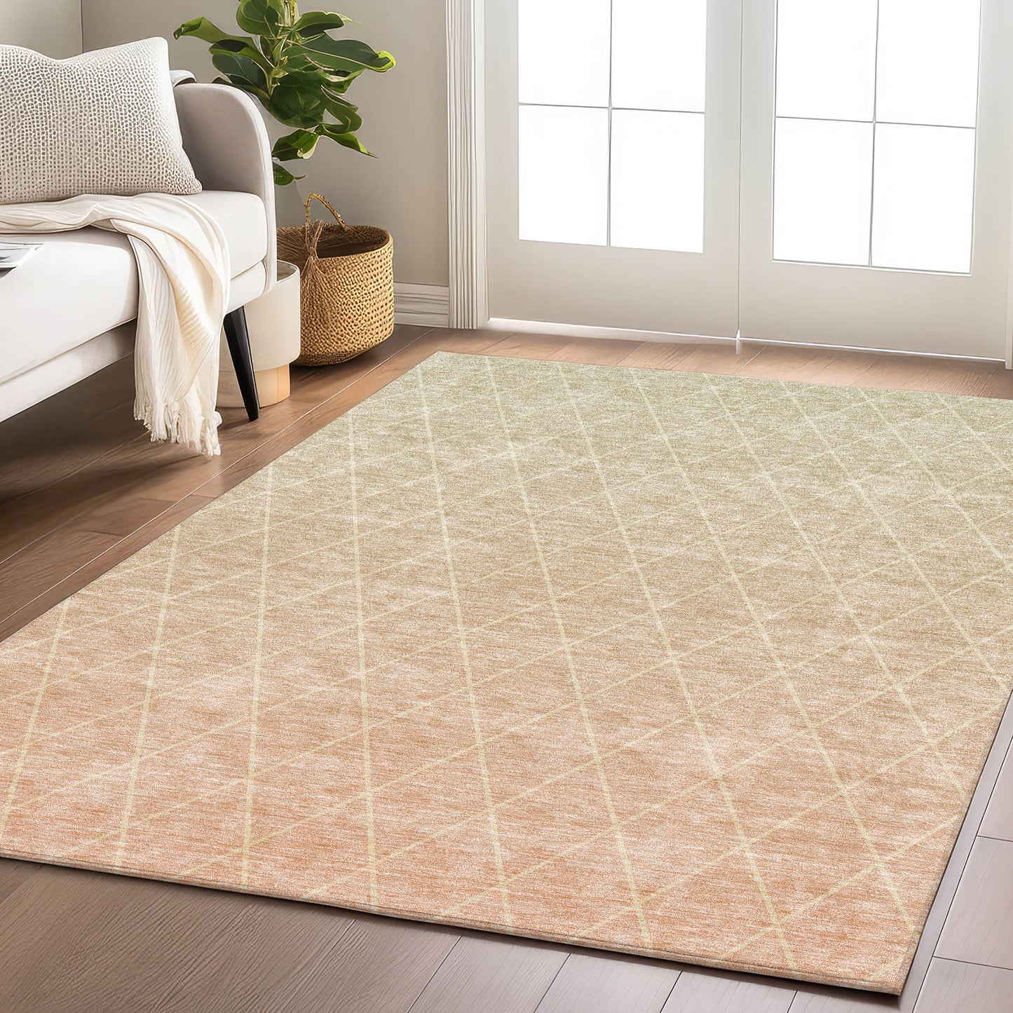 Machine Made Lazio LZ2 Salmon - Dalyn Rugs