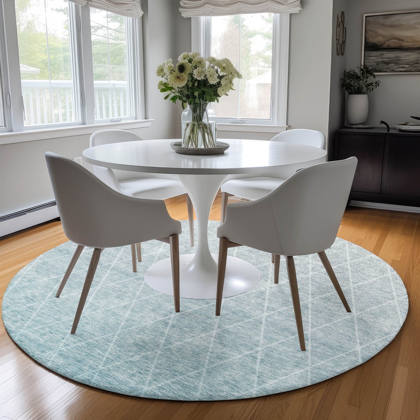 Machine Made Lazio LZ2 Teal - Dalyn Rugs