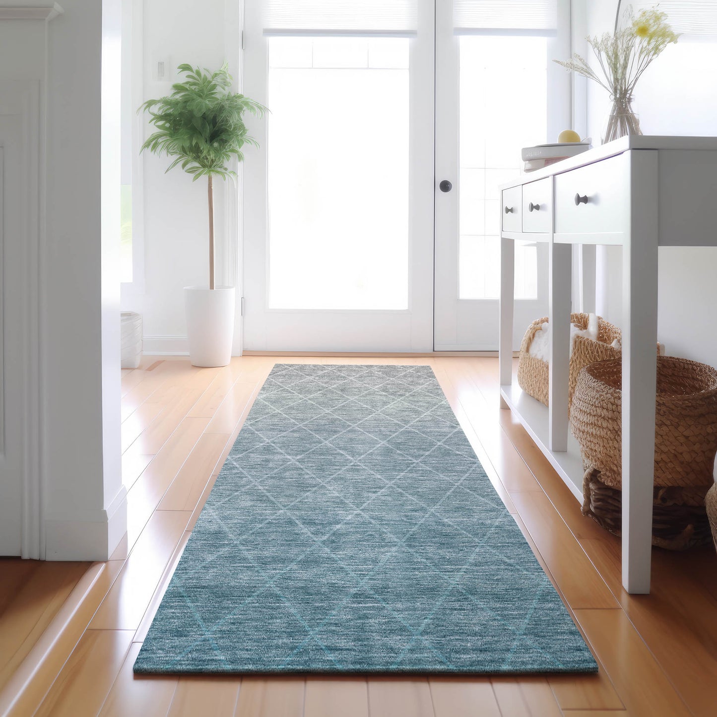 Machine Made Lazio LZ2 Teal - Dalyn Rugs