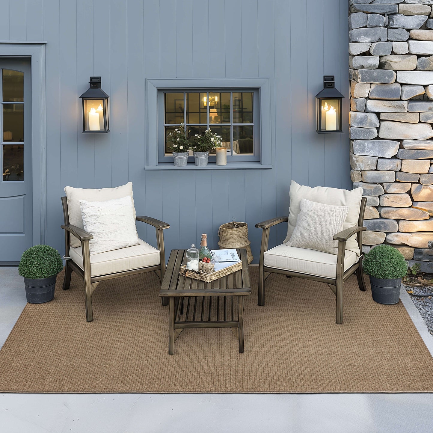 Lanai Brown Area Rug - Karastan