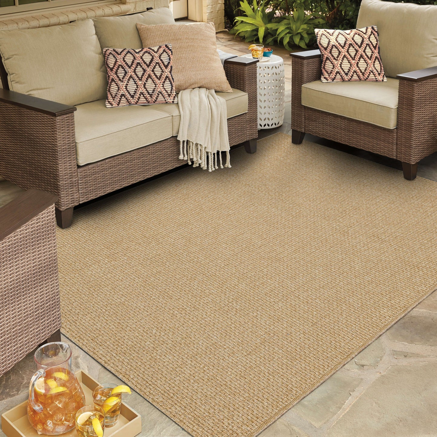 Lanai Tan Area Rug - Karastan