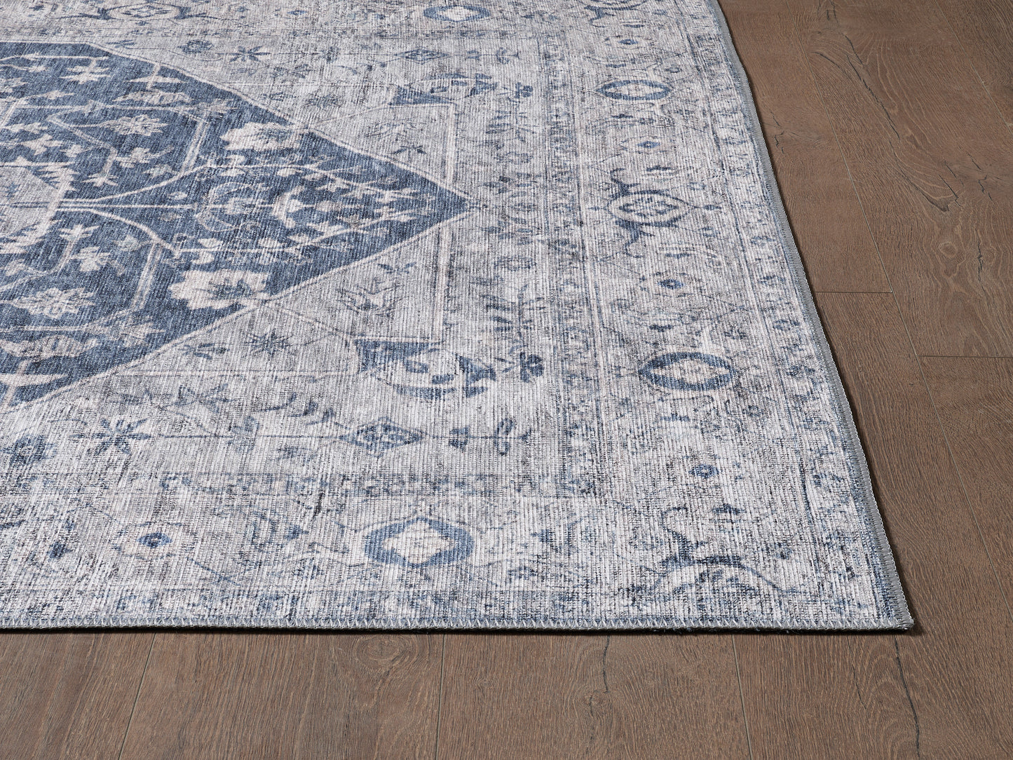 London 4819 Denim Parisain Machine WovenPerformance Area Rug - KAS