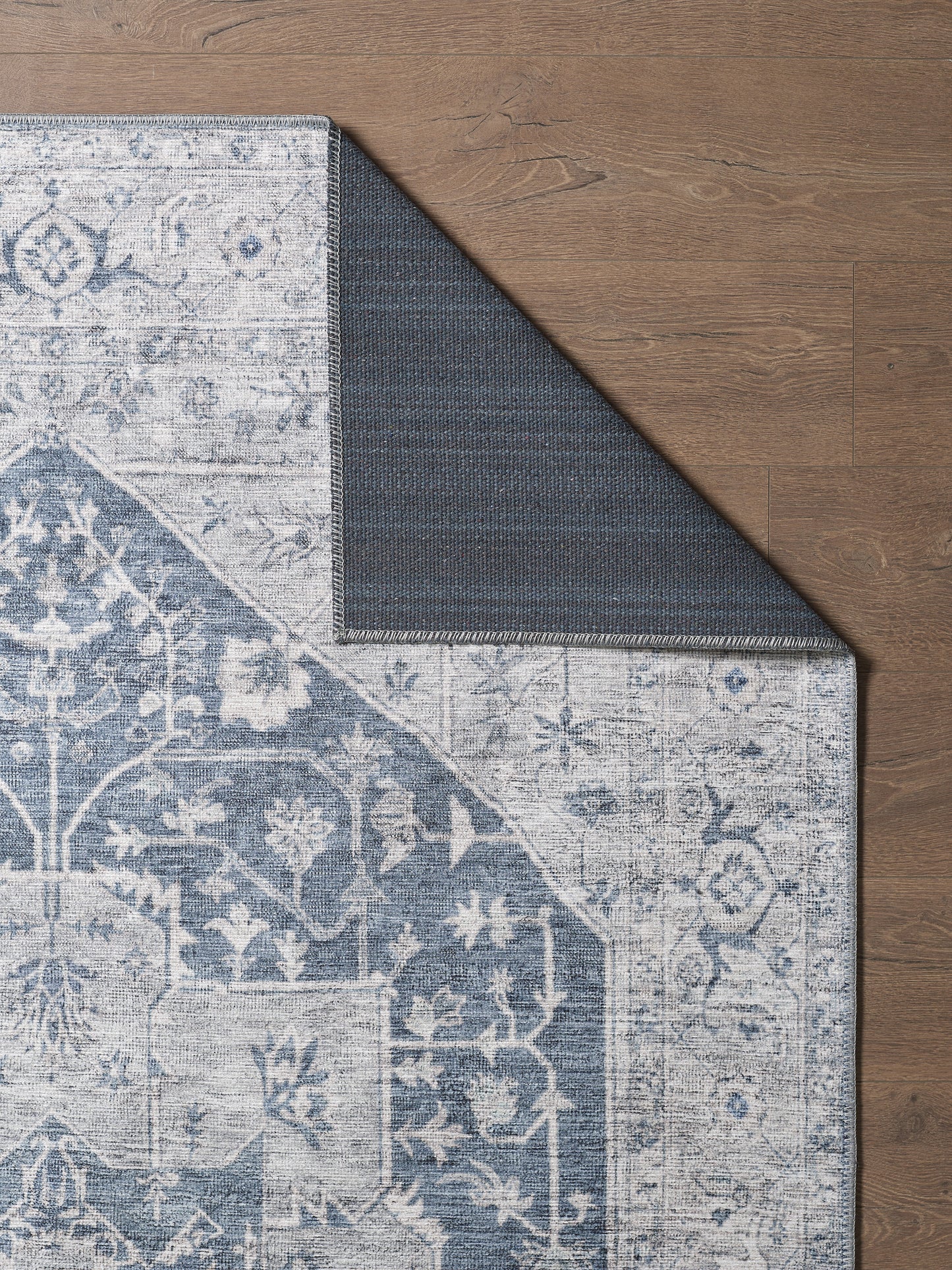 London 4819 Denim Parisian Machine WovenPerformance Area Rug - KAS