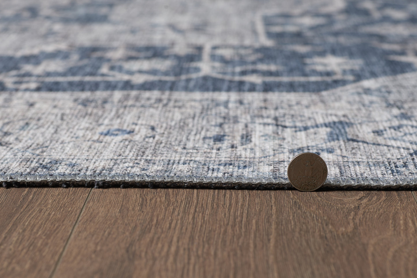 London 4819 Denim Parisain Machine WovenPerformance Area Rug - KAS