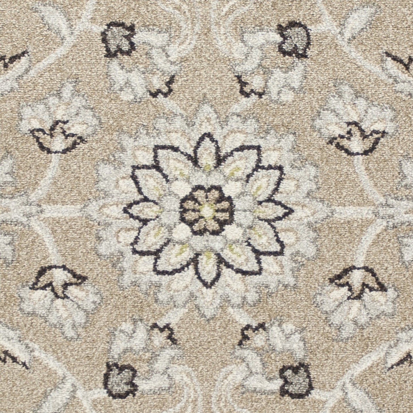 Lucia 2752 Beige/Grey Verona Machine Woven Performance Area Rug - KAS