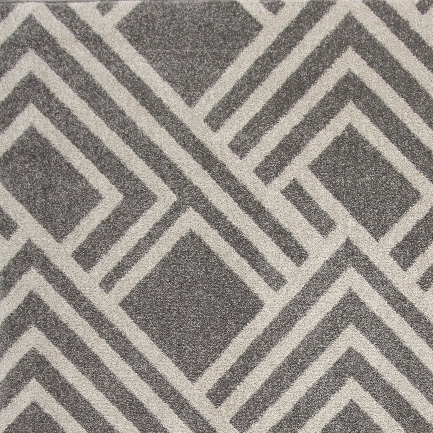 Lucia 2764 Grey Modeme Machine Woven Performance Area Rug - KAS