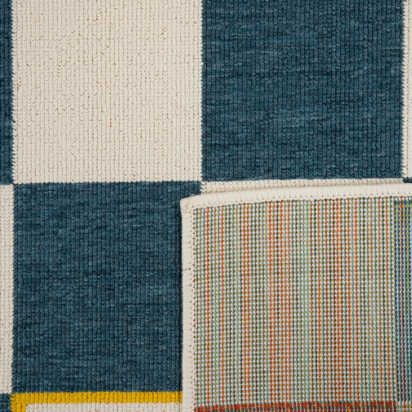 MAPAC-82500 Bohemian/Eclectic Machine Made Navy/White Polypropylene Indoor/Outdoor Area Rugs - LR Home