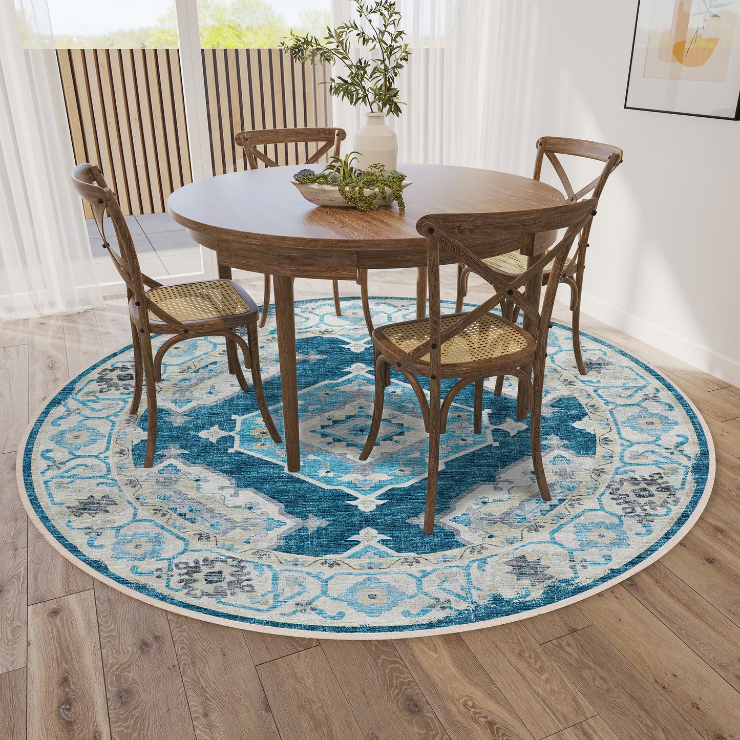 Machine Made Marbella MB1 Indigo - Dalyn Rugs