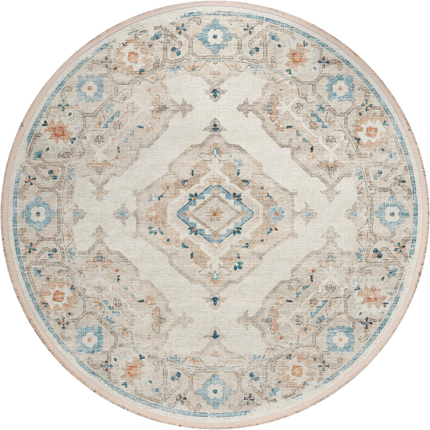 Machine Made Marbella MB1 Ivory - Dalyn Rugs