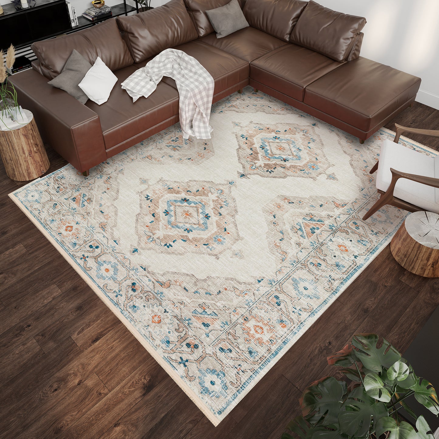 Machine Made Marbella MB1 Ivory - Dalyn Rugs