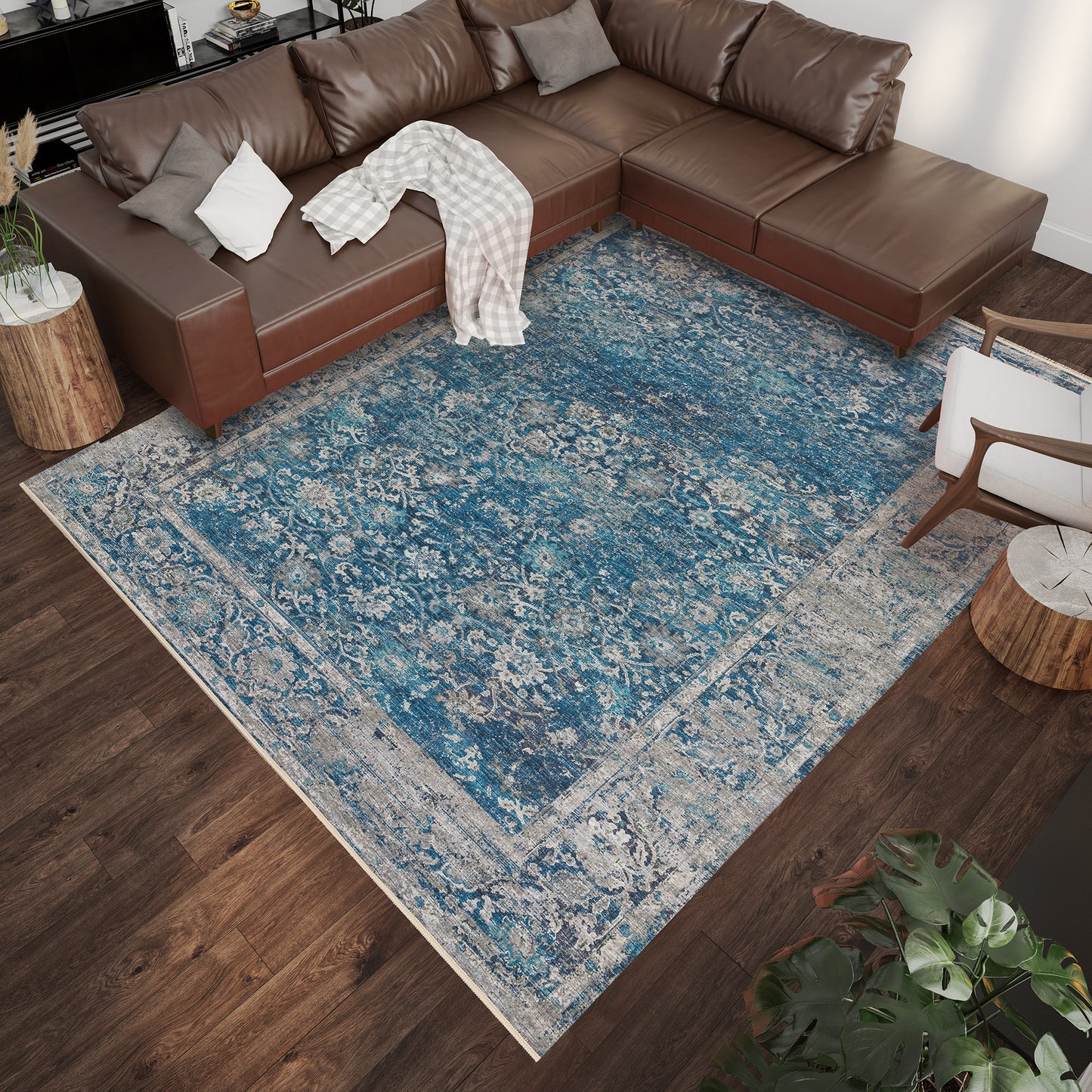 Machine Made Marbella MB2 Navy - Dalyn Rugs