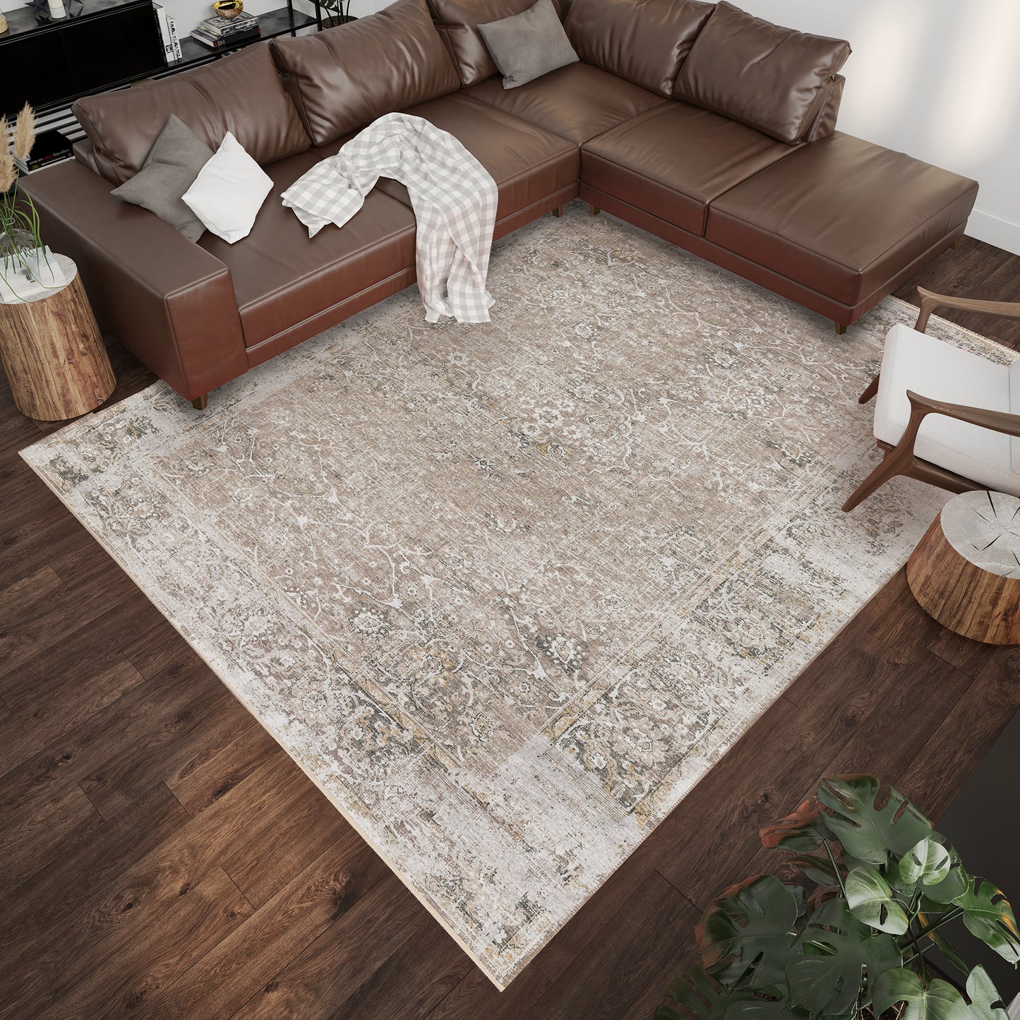 Machine Made Marbella MB2 Taupe - Dalyn Rugs