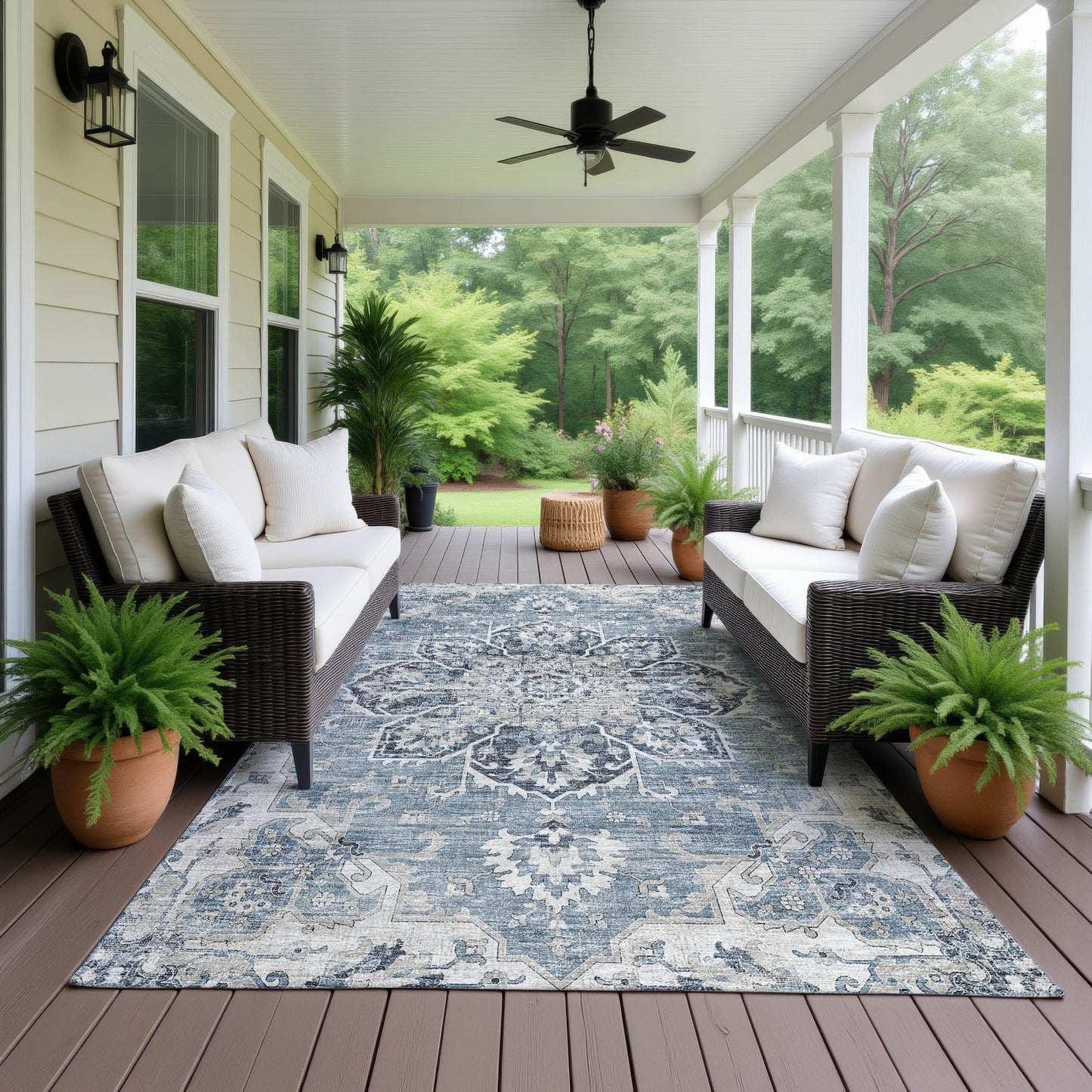 Machine Made Marbella MB3 Denim - Dalyn Rugs