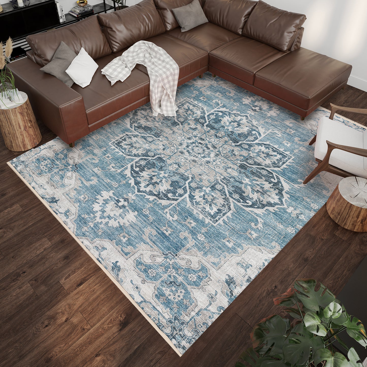 Machine Made Marbella MB3 Denim - Dalyn Rugs