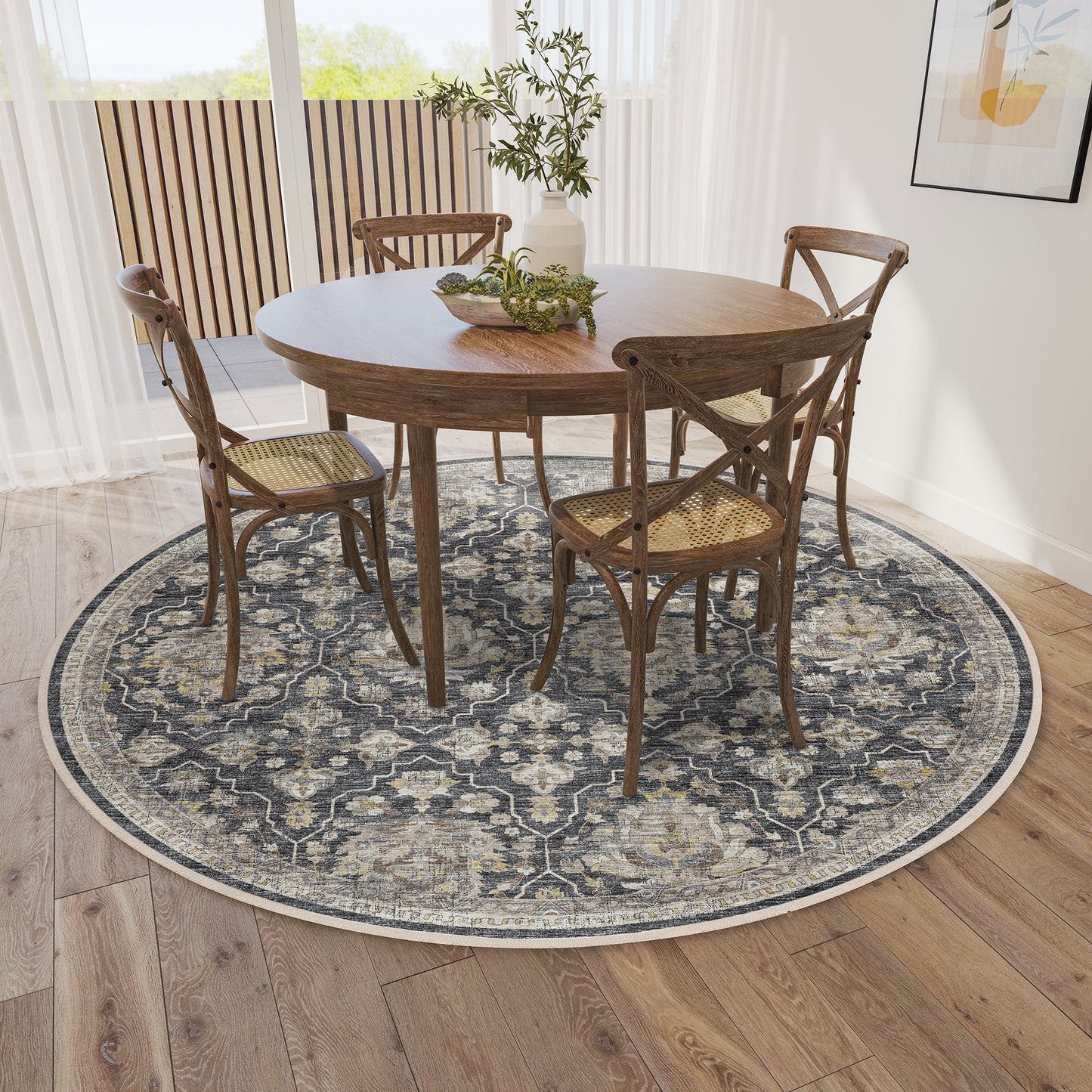 Machine Made Marbella MB4 Charcoal - Dalyn Rugs