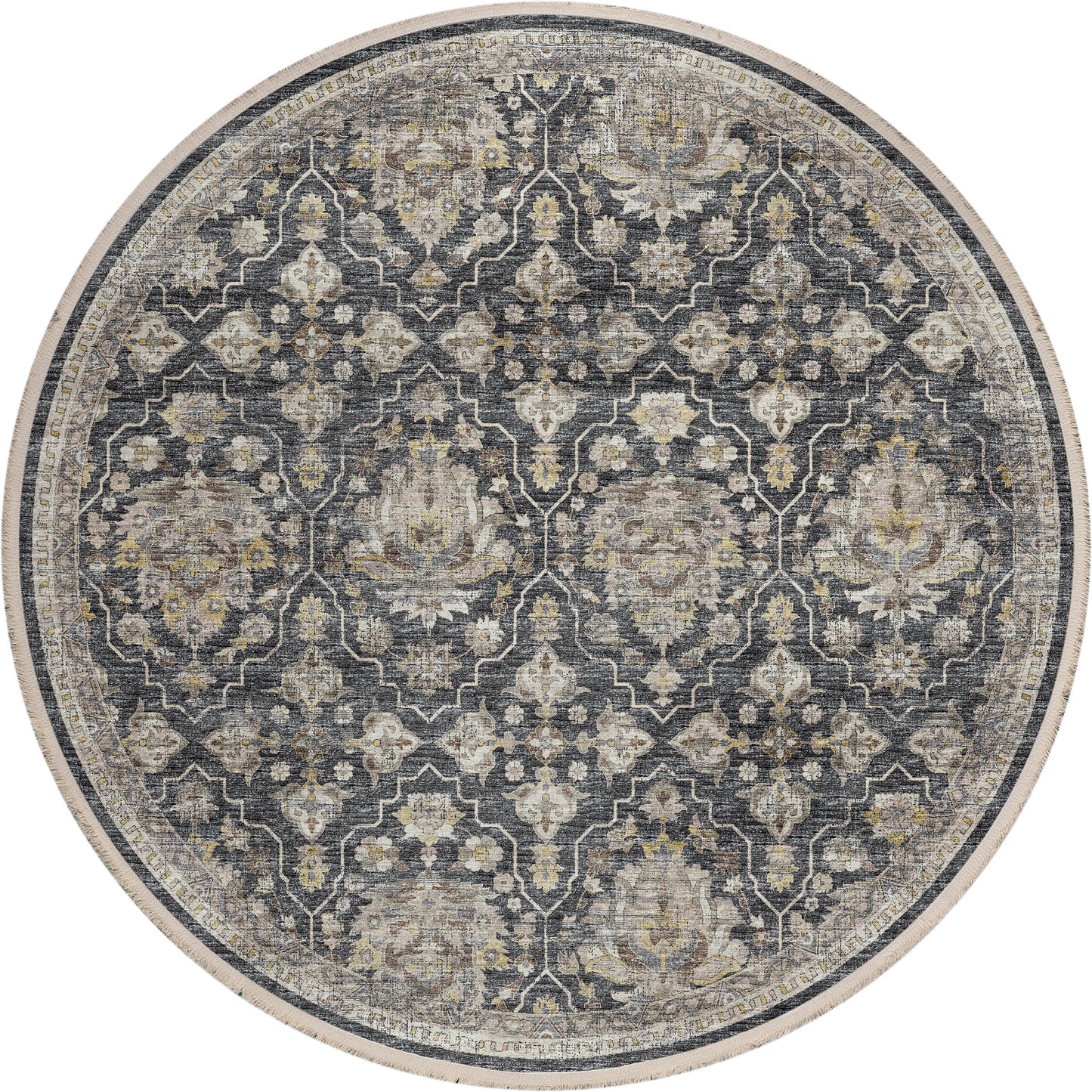 Machine Made Marbella MB4 Charcoal - Dalyn Rugs