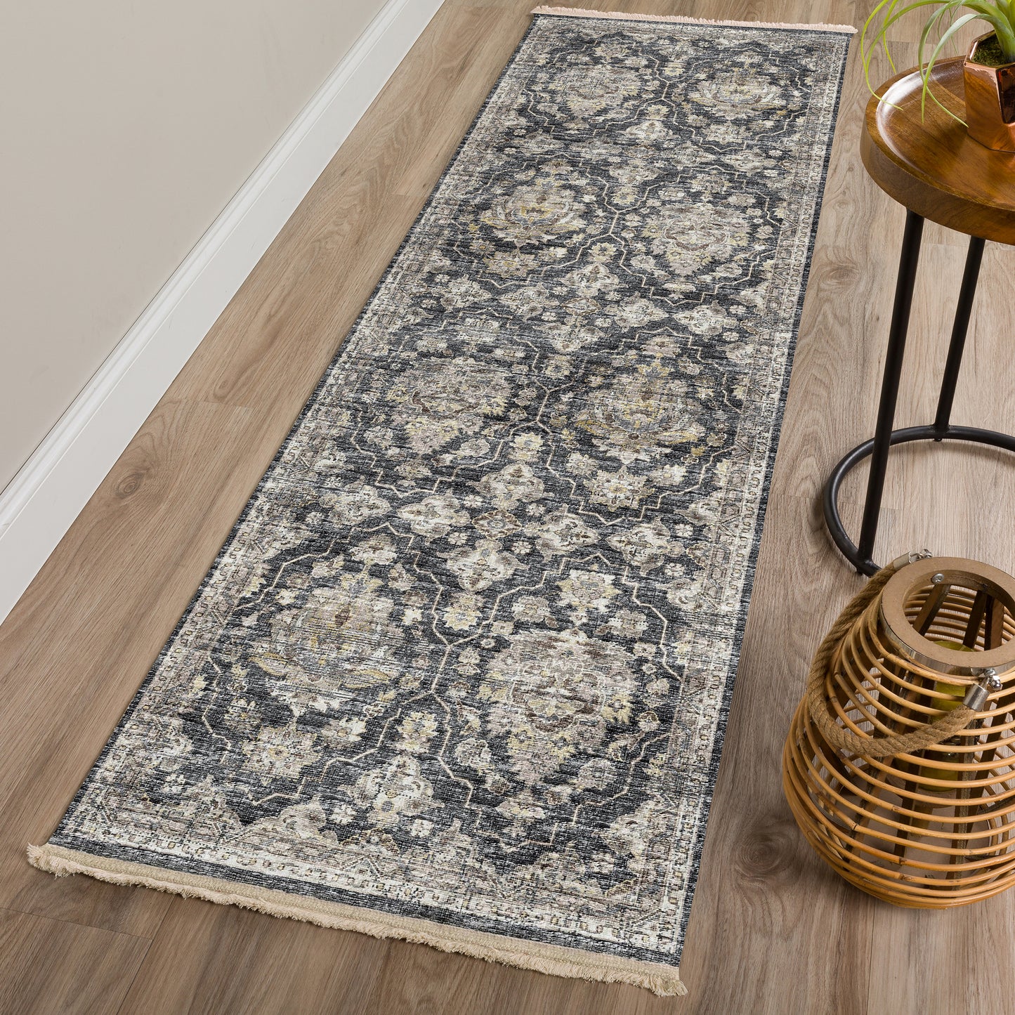 Machine Made Marbella MB4 Charcoal - Dalyn Rugs
