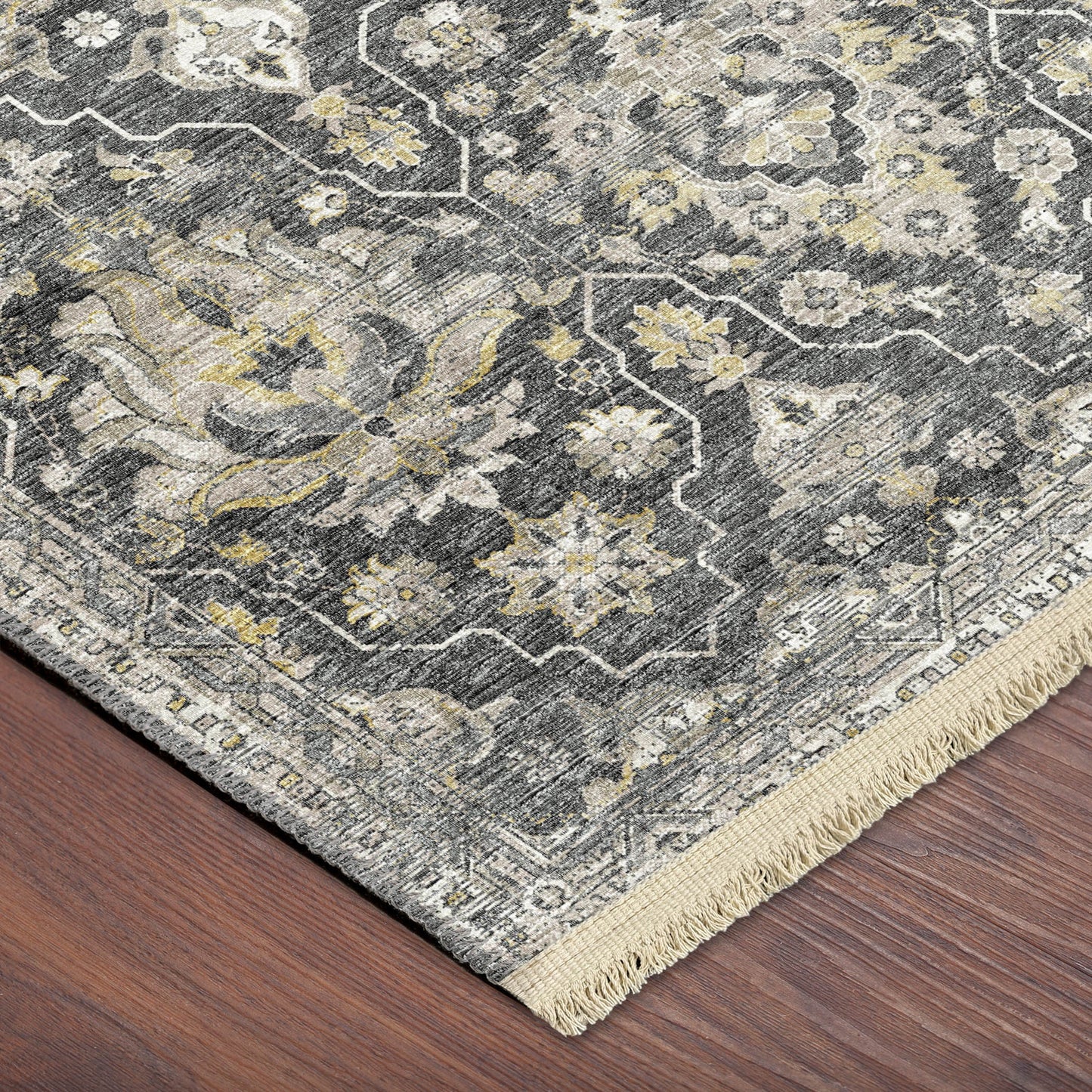 Machine Made Marbella MB4 Charcoal - Dalyn Rugs