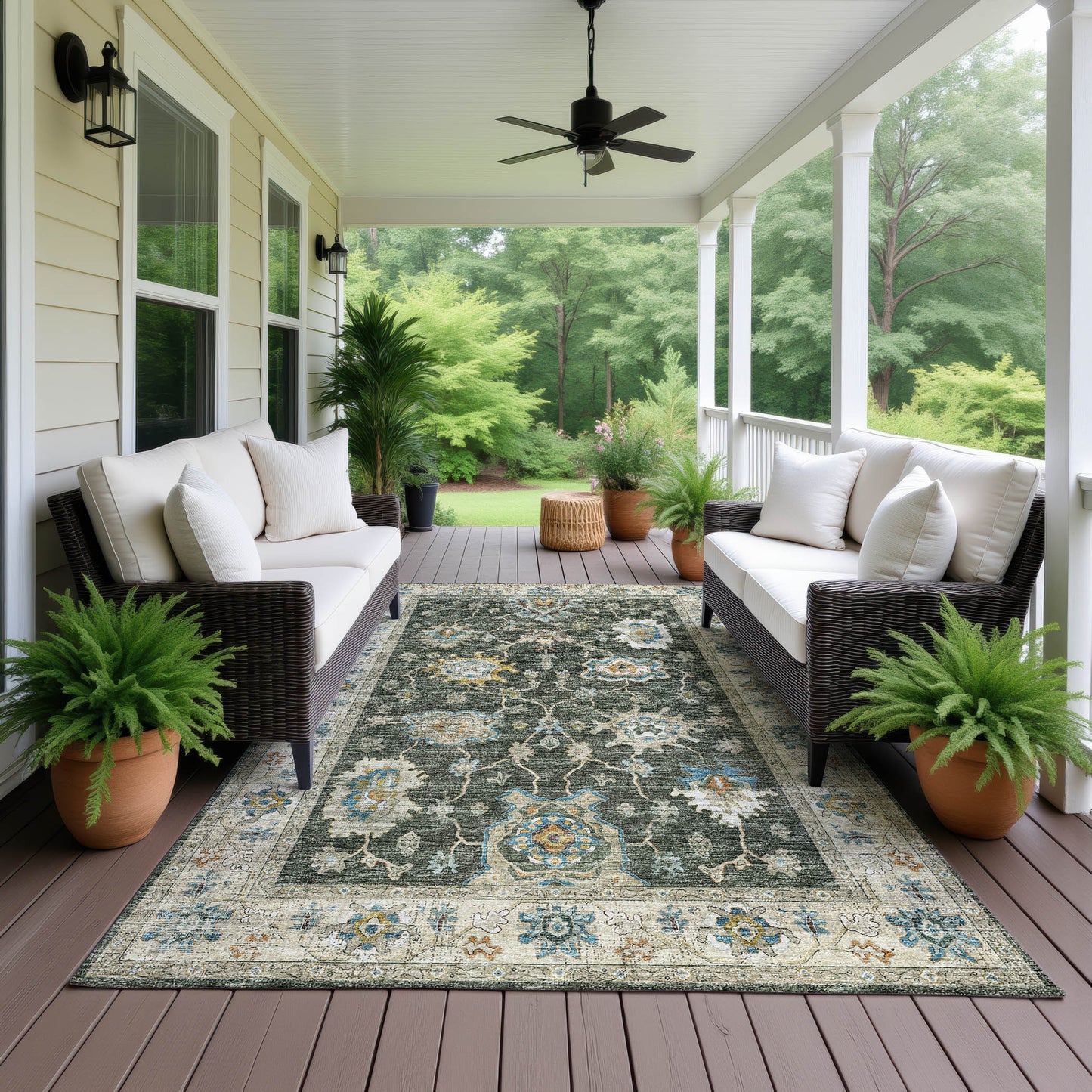 Machine Made Marbella MB6 Olive - Dalyn Rugs