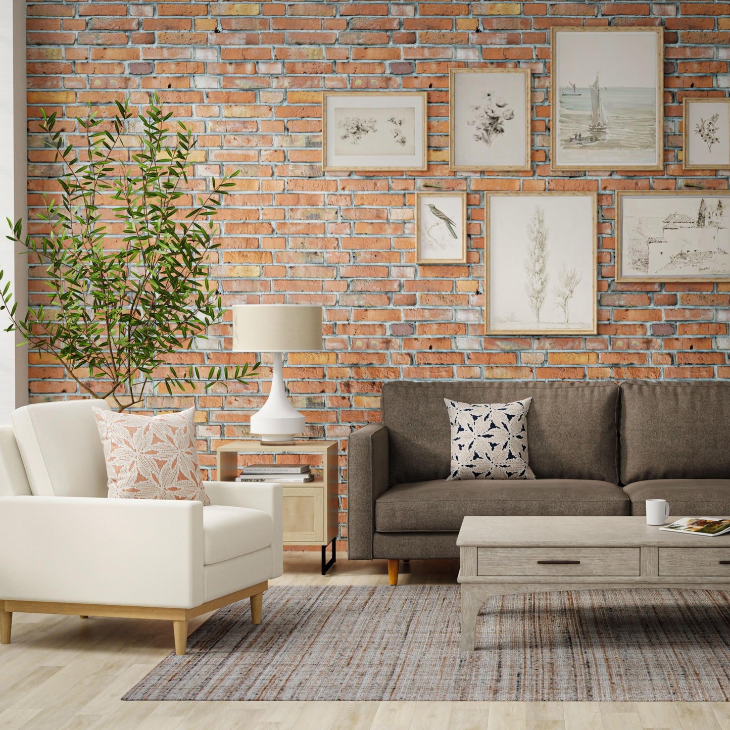 Maddox MDX241 Beige Hand Woven Rug - Rizzy