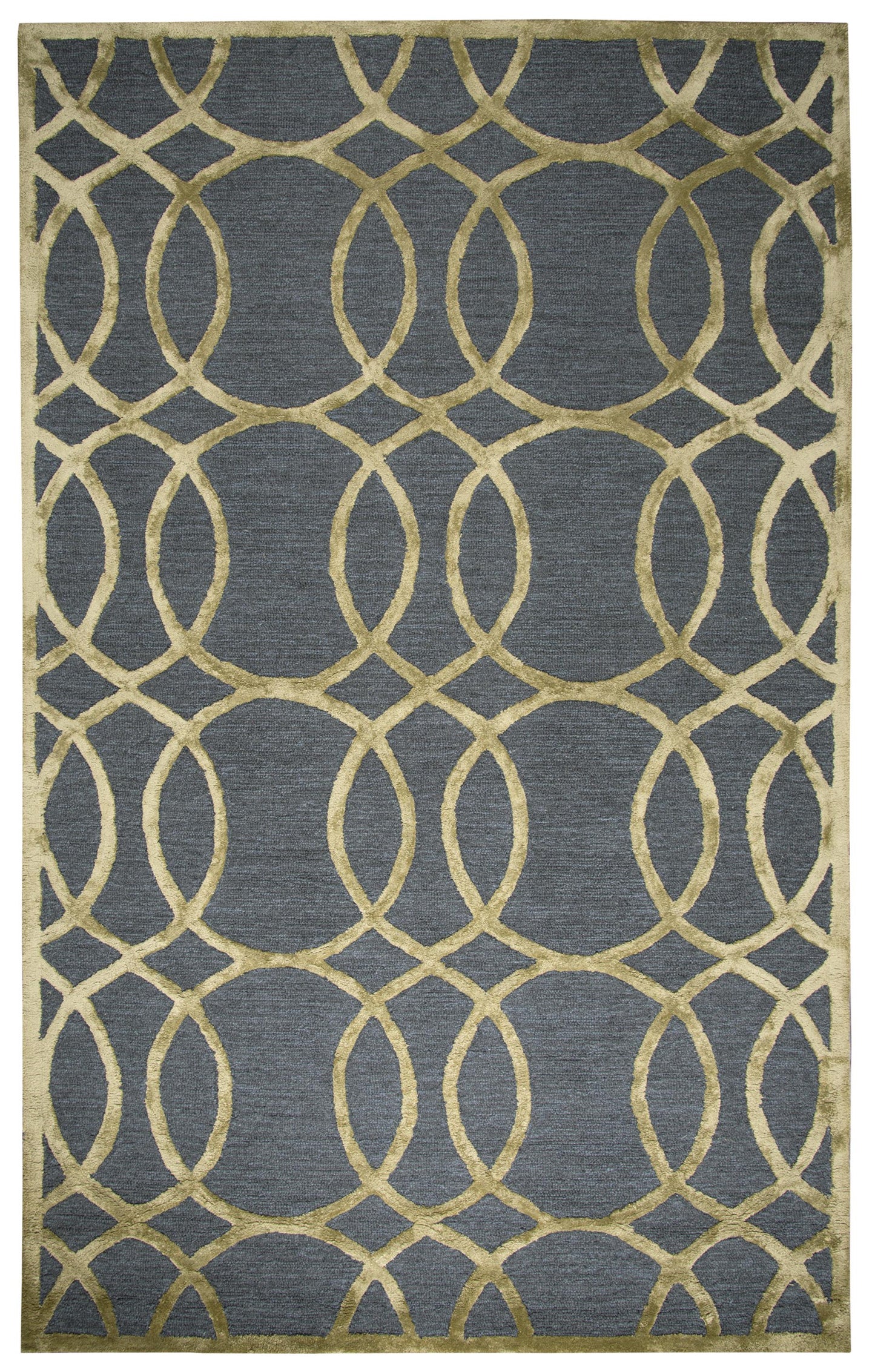 Monroe ME078A Gray Hand-Tufted Rug - Rizzy